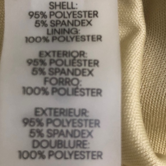 Calvin Klein woman dress gold gown - Picture 16 of 16